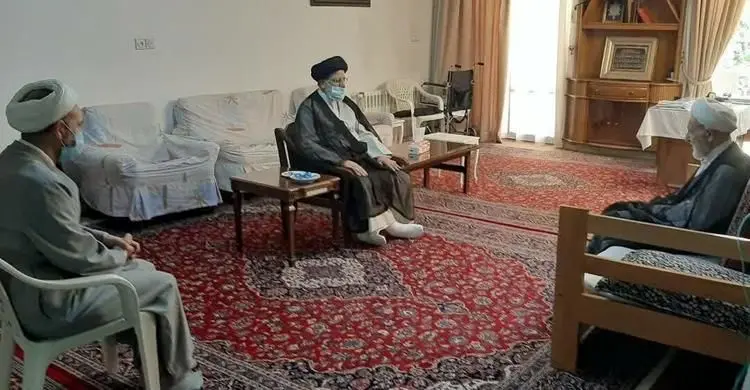 (عکس) دیدار رییسی با رییس اسبق قوه قضاییه