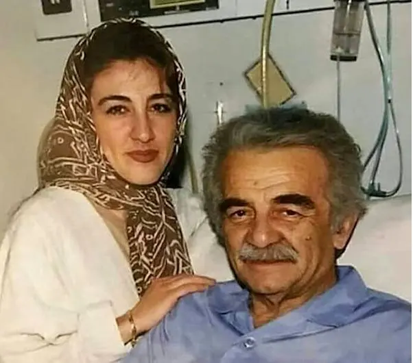 (عکس) مرحوم منوچهر نوذری در کنار دخترش