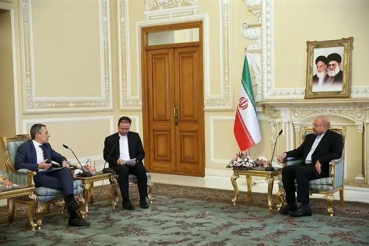 دیدار قالیباف با وزیر خارجه سوئیس