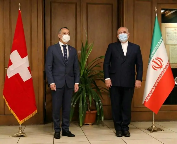 دیدار وزیر خارجه سوییس با ظریف در دور اول گفتگو‌ها