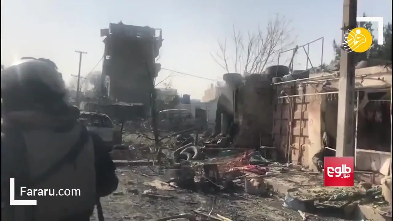 (ویدئو) انفجار بمب در مسیر حرکت کاروان حامل امرالله صالح