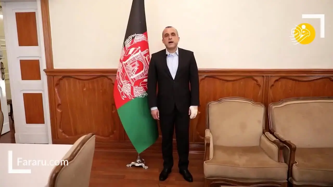 (ویدئو) پیام امرالله صالح با دست زخمی پس از انفجار