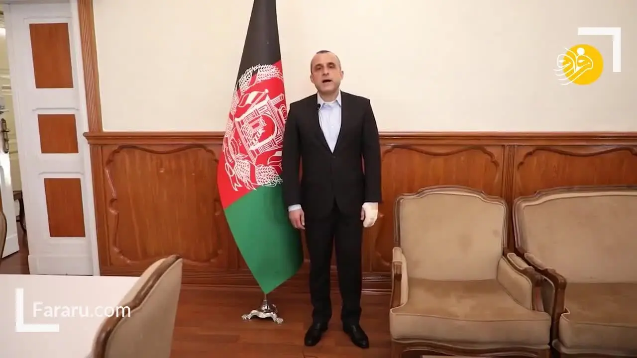 (ویدئو) پیام امرالله صالح با دست زخمی پس از انفجار