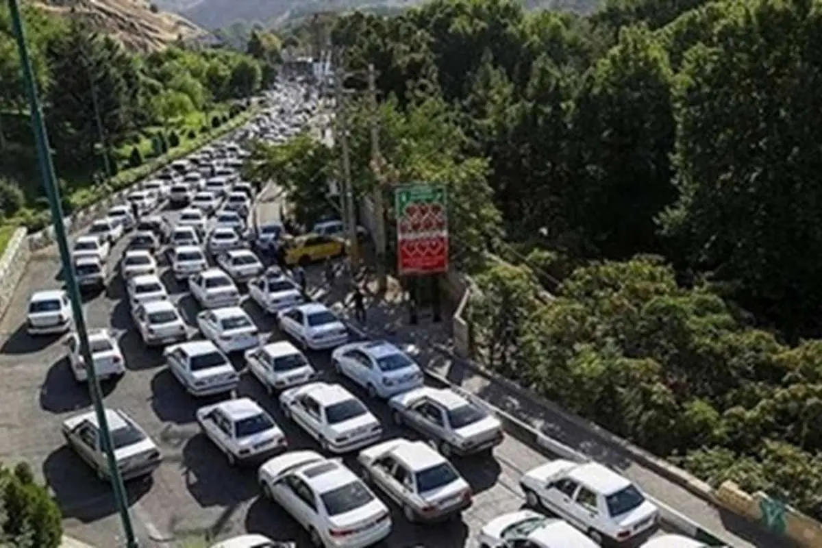 ترافیک سنگین در جاده فیروزکوه و ‌محور کندوان