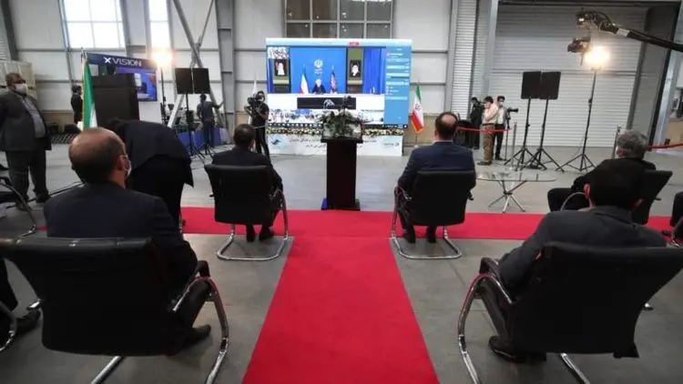 کارخانه مادیران توسط رئیس جمهور افتتاح شد