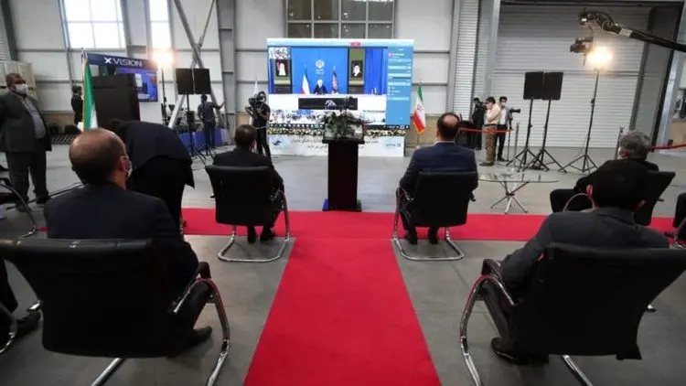 کارخانه مادیران توسط رئیس جمهور افتتاح شد