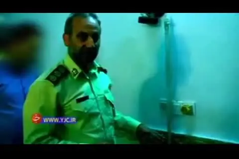 (ویدئو) مخفی شدن یک مجرم در دیوار خانه‌اش!