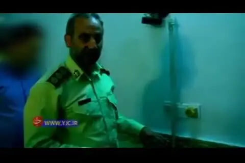 (ویدئو) مخفی شدن یک مجرم در دیوار خانه‌اش!
