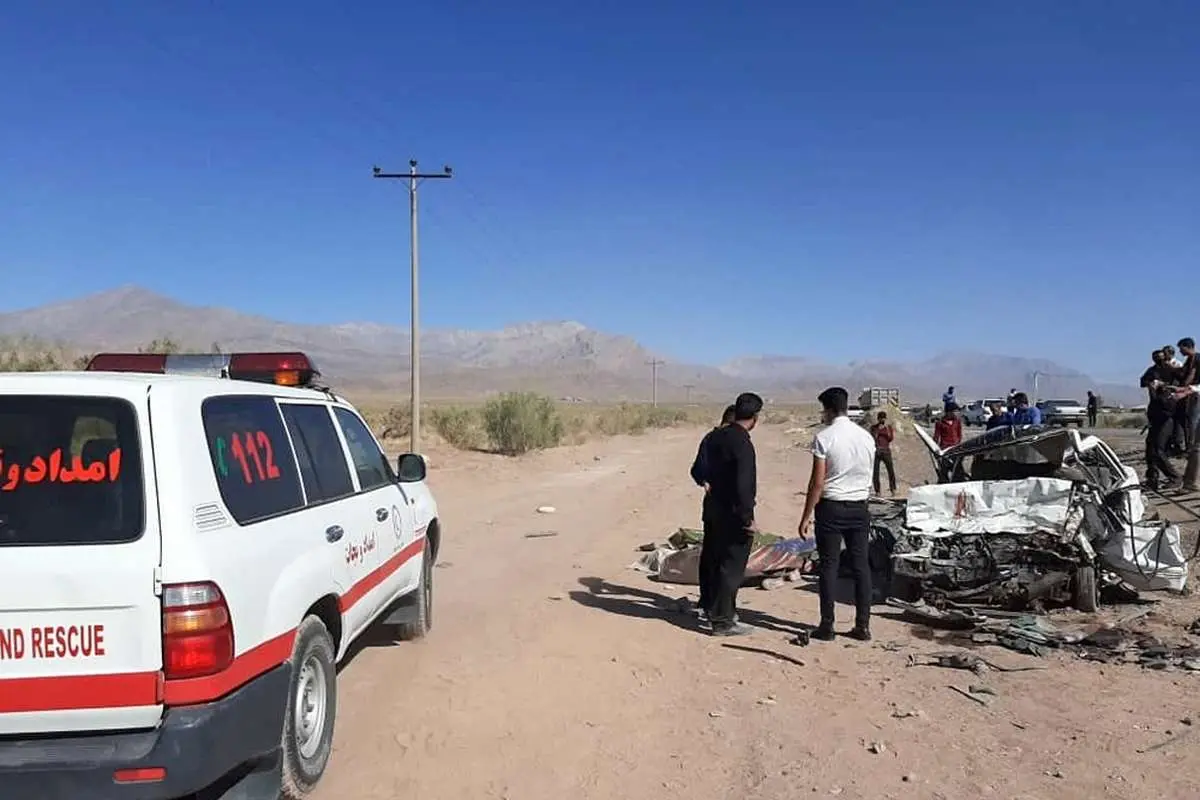 (تصاویر) هفت کشته بر اثر تصادف پراید و پژو