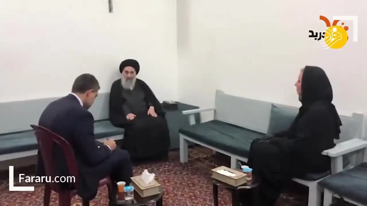 جدیدترین فیلم از آیت الله سیستانی