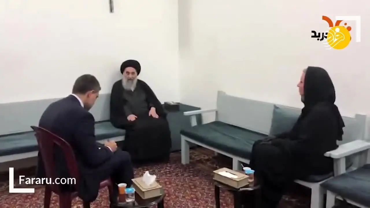 جدیدترین فیلم از آیت الله سیستانی