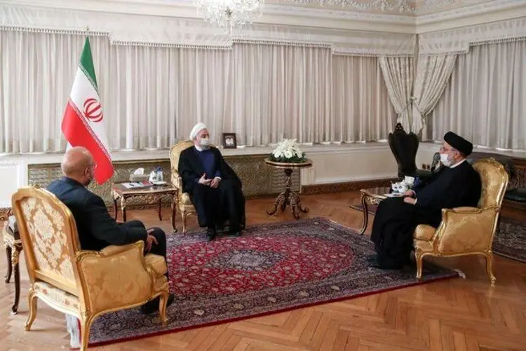 (عکس) میزبانی روحانی از قالیباف و رئیسی زیر سایه کرونا