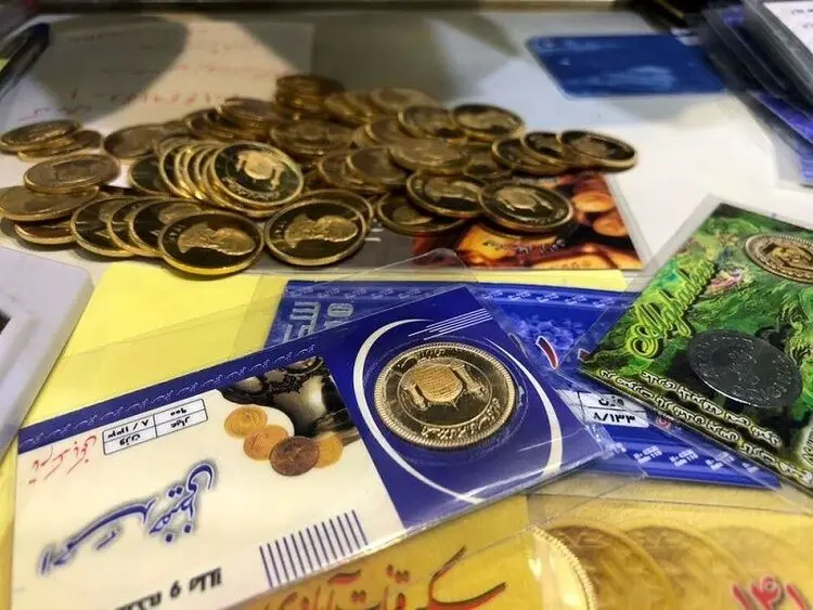 قیمت انواع سکه و طلای ۱۸ عیار در روز دوشنبه ۲۴ شهریور