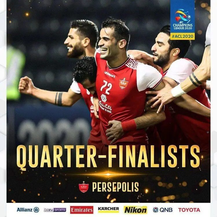 (عکس) پوستر کنفدراسیون فوتبال آسیا بعد از صعود پرسپولیس