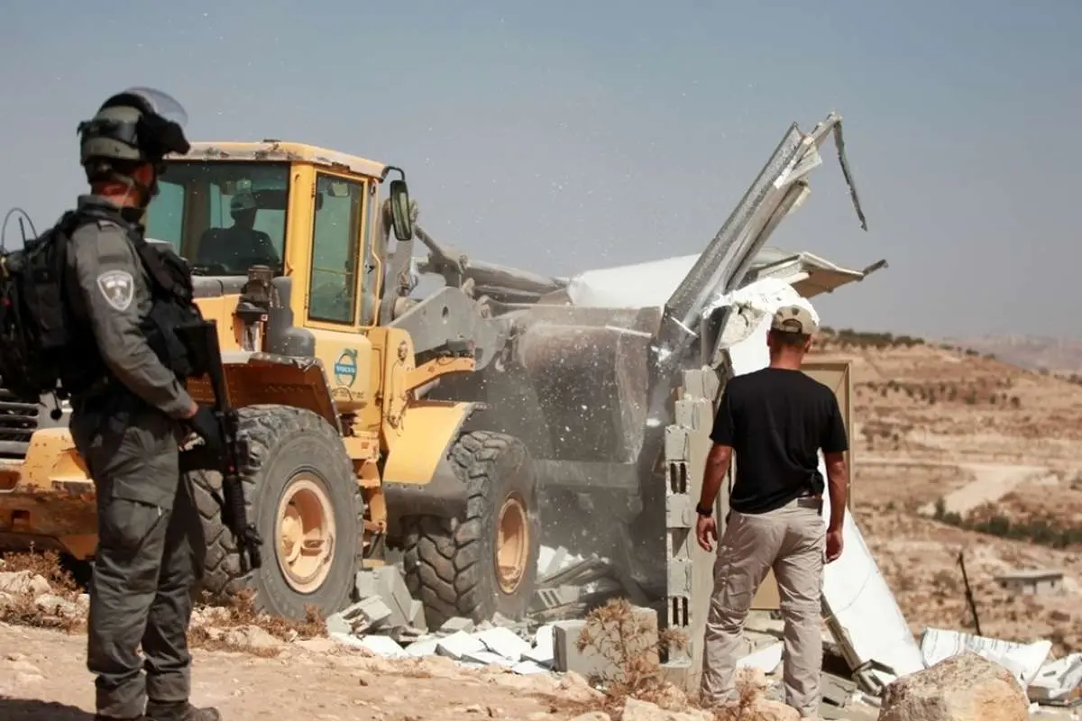(تصاویر) تخریب خانه فلسطینیها