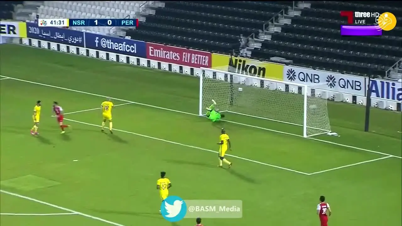 (ویدیو) گل اول پرسپولیس به النصر توسط عبدی