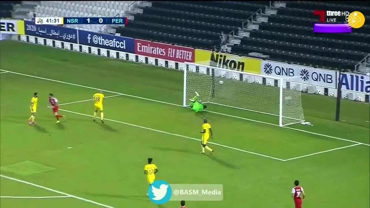 (ویدیو) گل اول پرسپولیس به النصر توسط عبدی