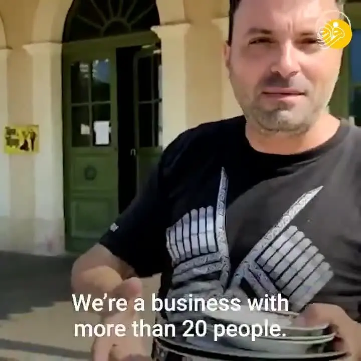 (ویدئو) اعتراض متفاوت رستوران داران اسرائیل به قرنطینه
