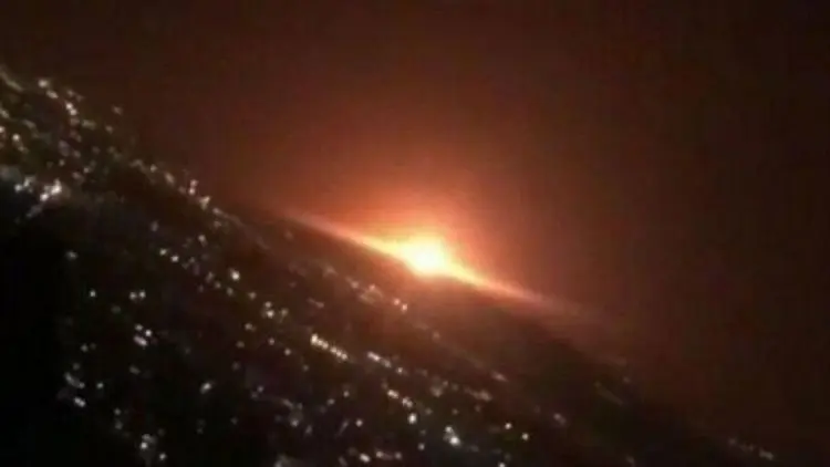 "صدای انفجار به یک رزمایش در اطراف پارچین مربوط بود"