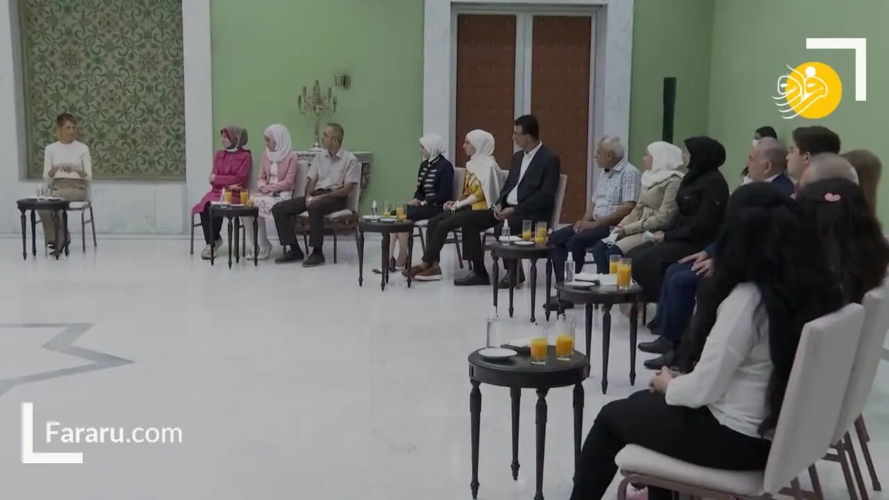 (ویدئو) تقدیر اسما اسد از دانش آموزان برتر