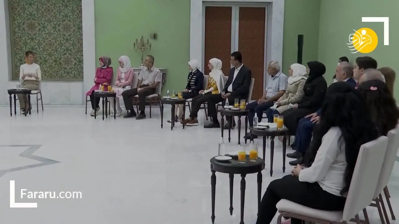 (ویدئو) تقدیر اسما اسد از دانش آموزان برتر