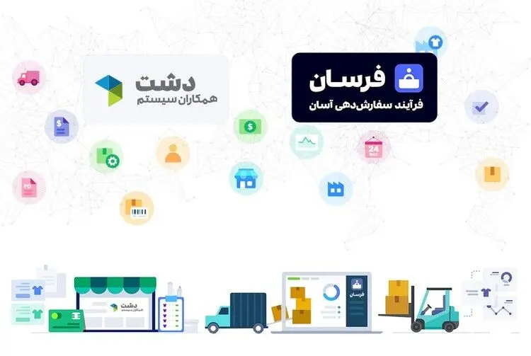 سفارش دهی آسان و سریع به تامین کنندگان کالاها برای فروشگاه‌داران