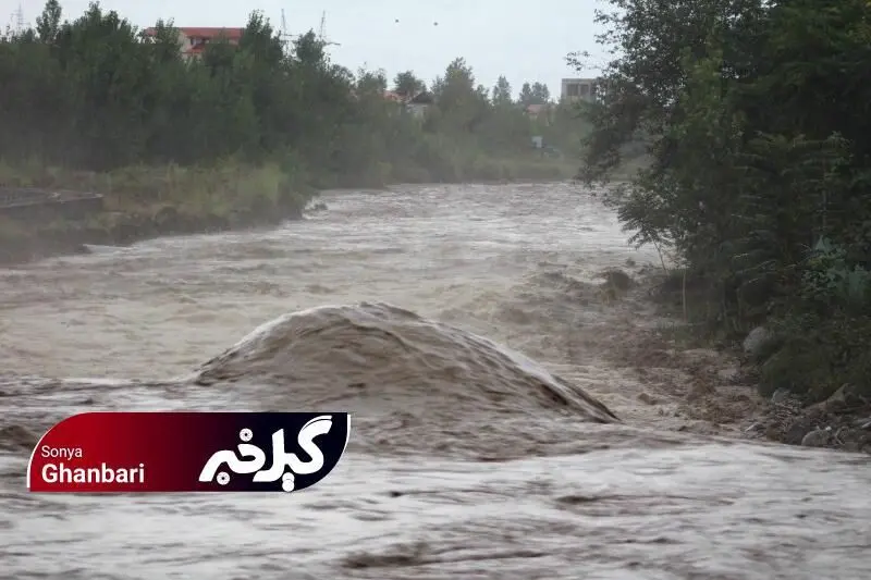 (تصاویر) سیل ویرانگر در گیلان