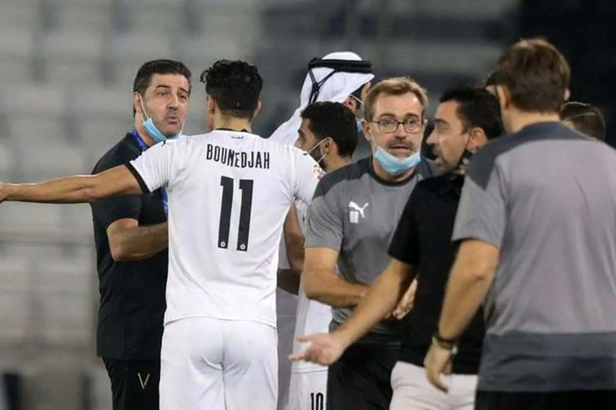 (عکس) جنجال بزرگ بونجاح در جاسم بن حمد