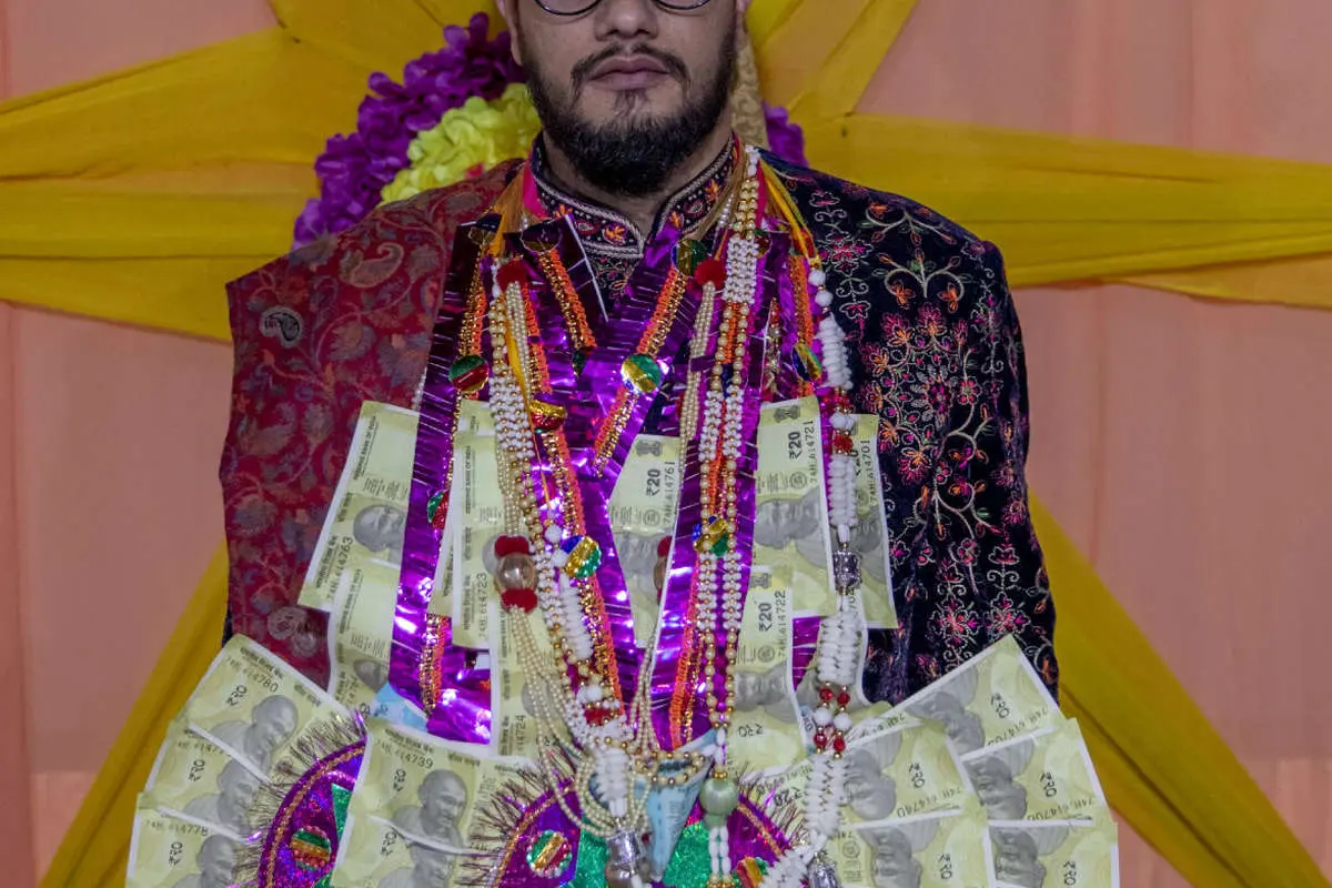 (تصاویر) جشن عروسی در کشمیر