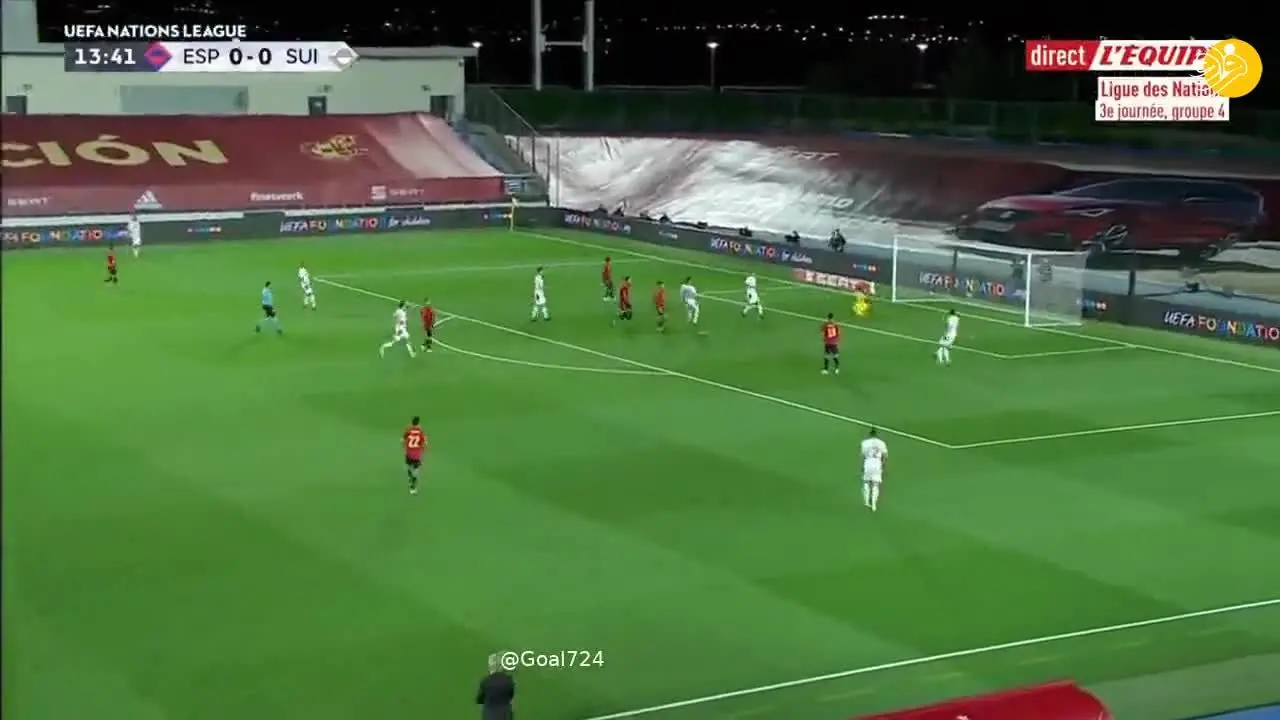 (ویدیو) خلاصه بازی اسپانیا 1 - 0 سوئیس (19 مهر 99)