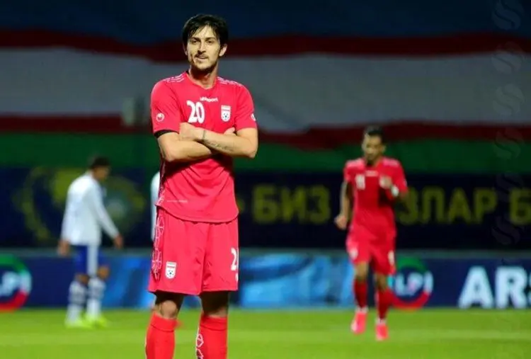 (عکس) سردار آزمون با شهرخودرو تمرین کرد