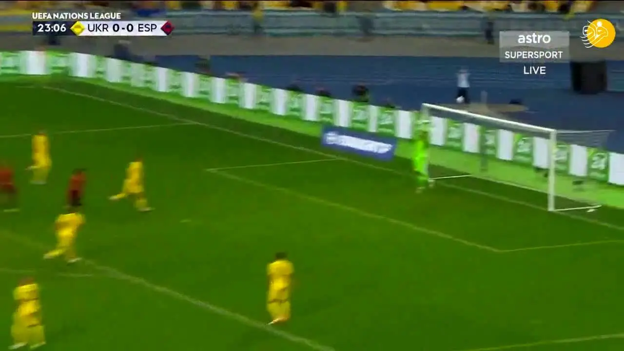 (ویدیو) خلاصه بازی اوکراین 1 - 0 اسپانیا (22 مهر 99)