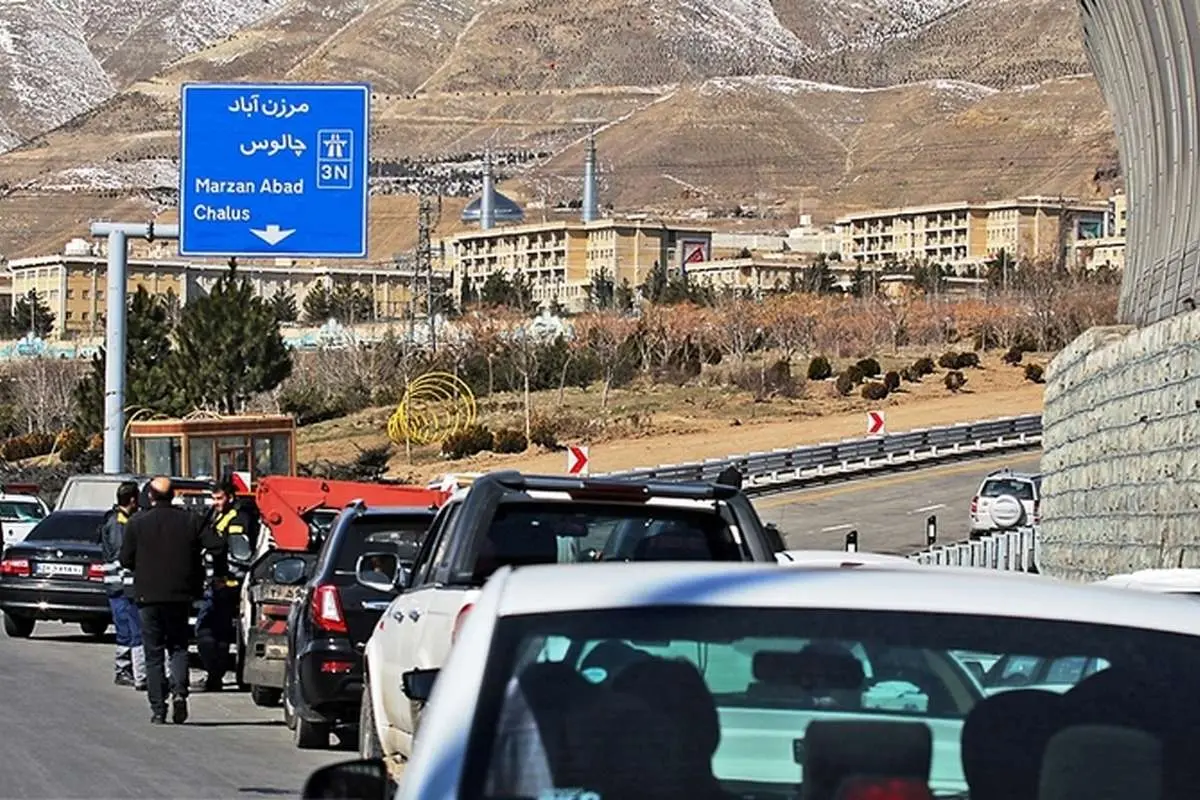 جاده چالوس تا یکشنبه مسدود شد