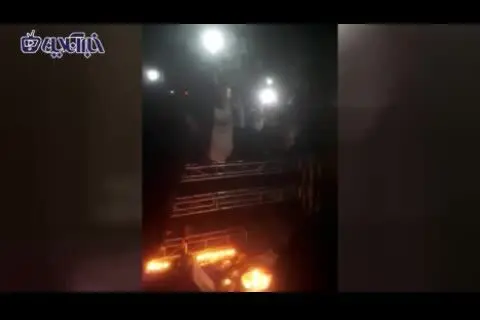 (ویدئو) مراسم خودجوش در هفتمین شب درگذشت استاد شجریان