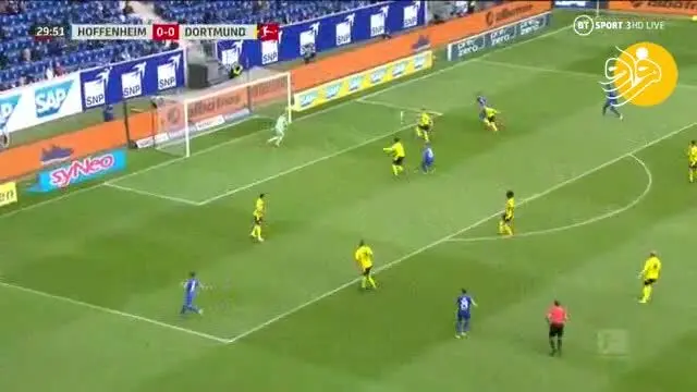 (ویدیو) هوفنهایم 0 - 1 دورتموند (26 مهر 99)