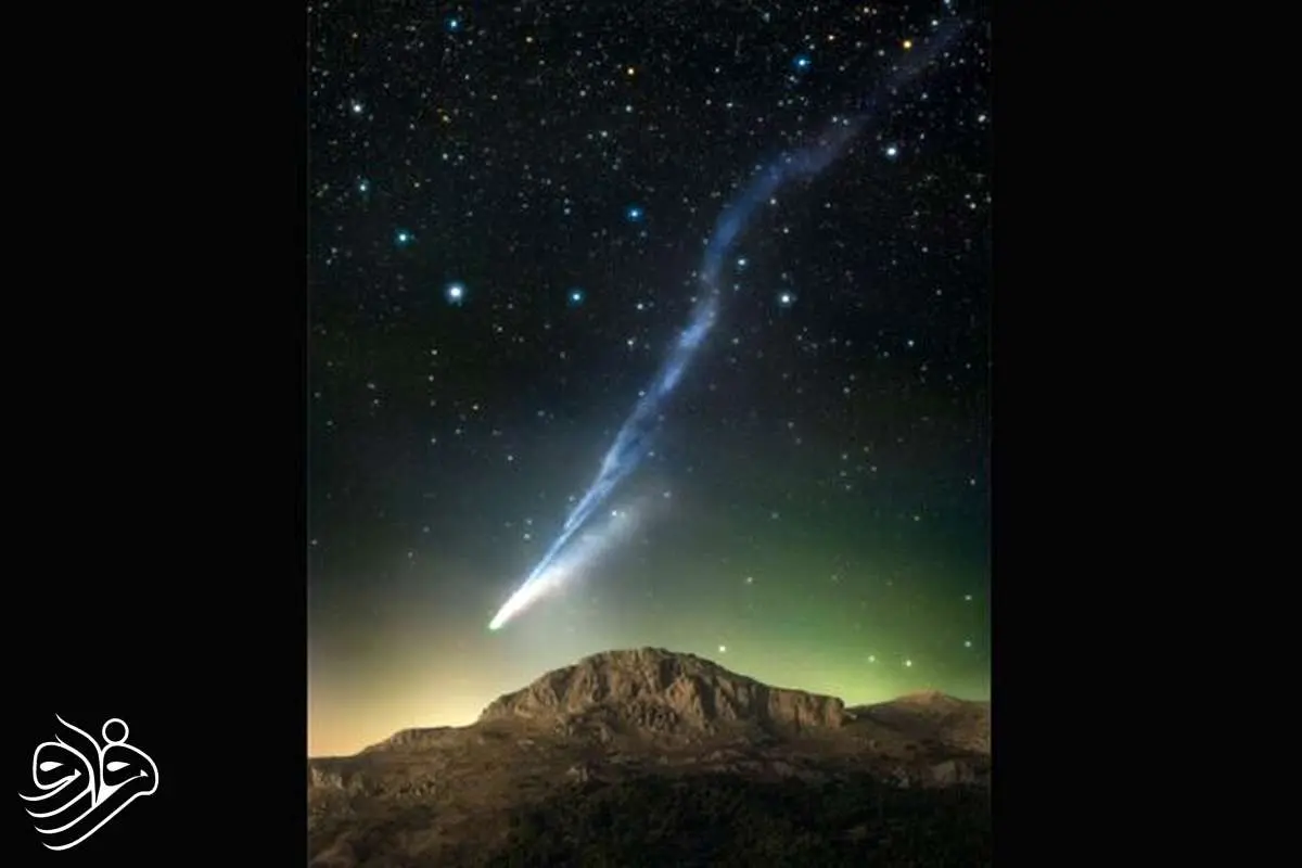 عکس روز ناسا: دنباله لمون سرگردان در میان باد خورشیدی