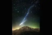 عکس روز ناسا: دنباله لمون سرگردان در میان باد خورشیدی