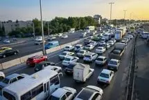 ترافیک سنگین درآزادراه قزوین - کرج