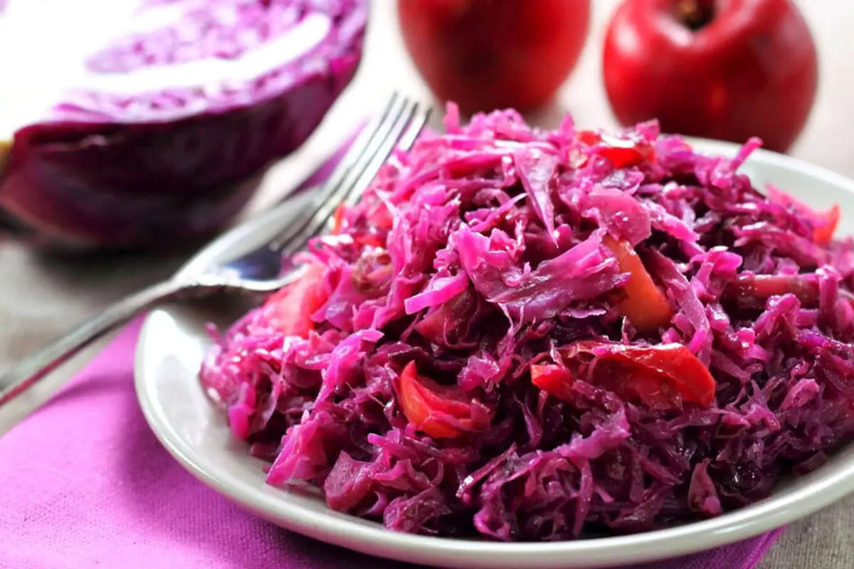 طرز تهیه ترشی کلم قرمز رستورانی 

