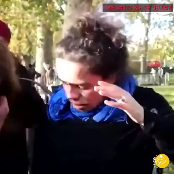 (ویدئو) سیلی خوردن زن توهین کننده به پیامبر(ص)