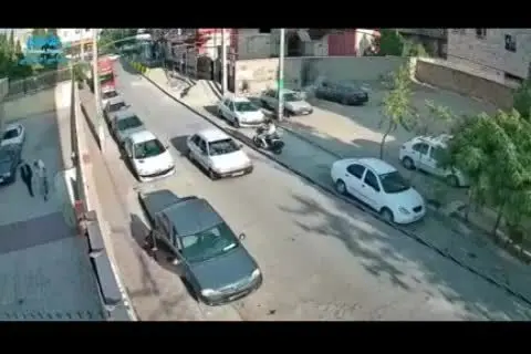 (ویدئو) سرقت باورنکردنی از ال ۹۰ مقابل ساختمان شورای شهر