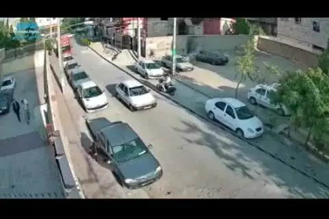 (ویدئو) سرقت باورنکردنی از ال ۹۰ مقابل ساختمان شورای شهر