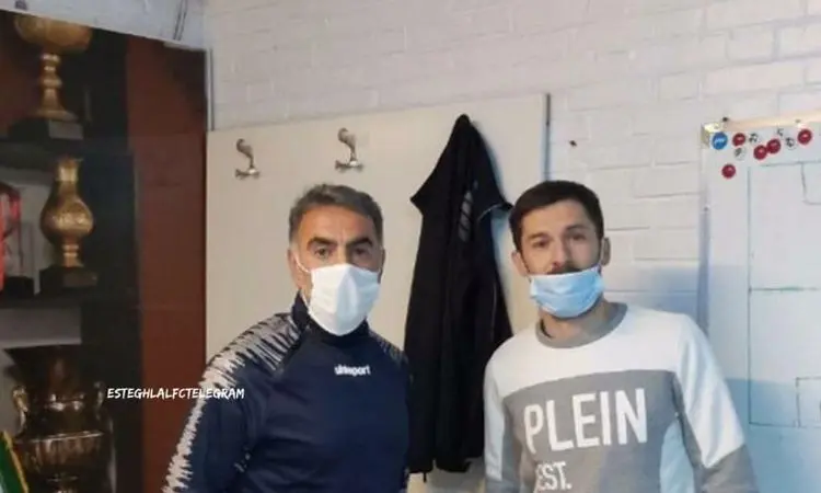 (عکس) اولین ملاقات مدافع استقلال با سرمربی جدید