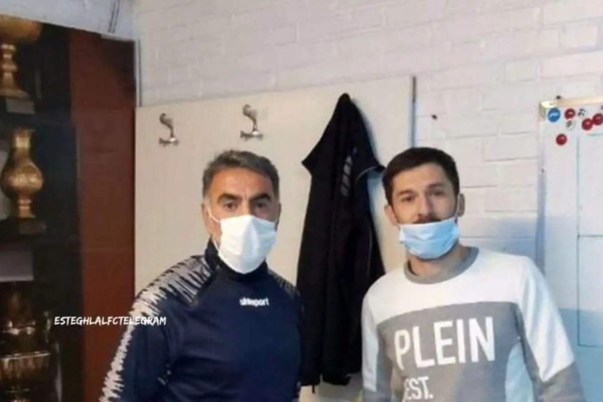 (عکس) اولین ملاقات مدافع استقلال با سرمربی جدید