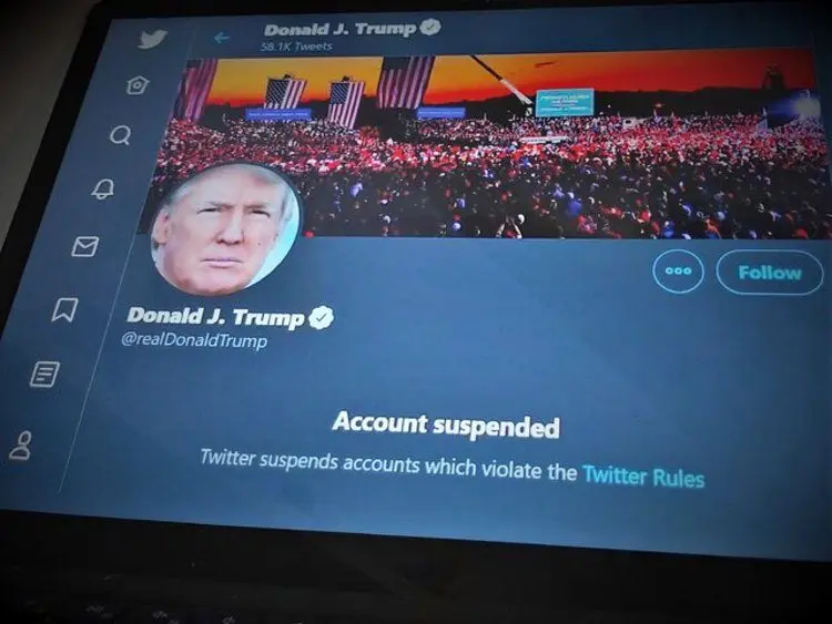 ترامپ پس از ترک کاخ سفید مجاز به فعالیت در توییتر نیست