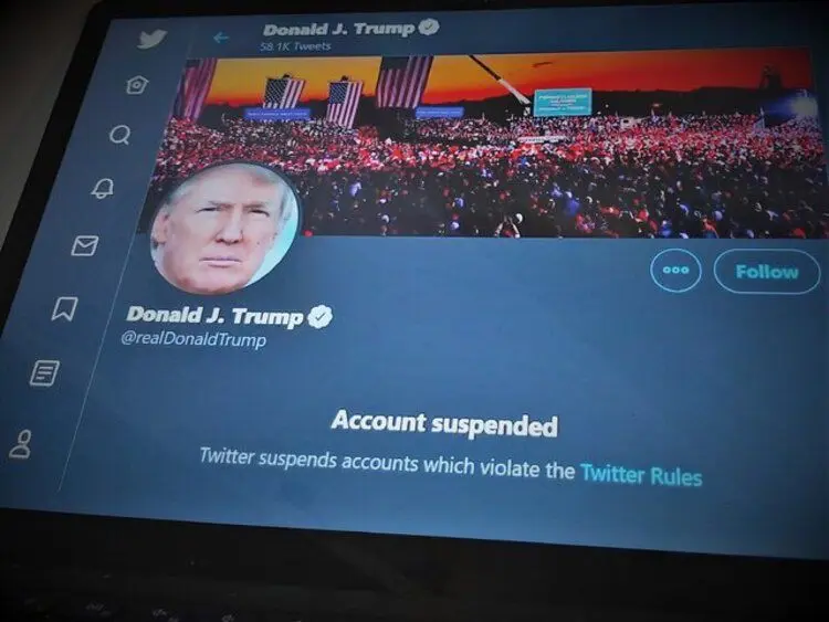 ترامپ پس از ترک کاخ سفید مجاز به فعالیت در توییتر نیست