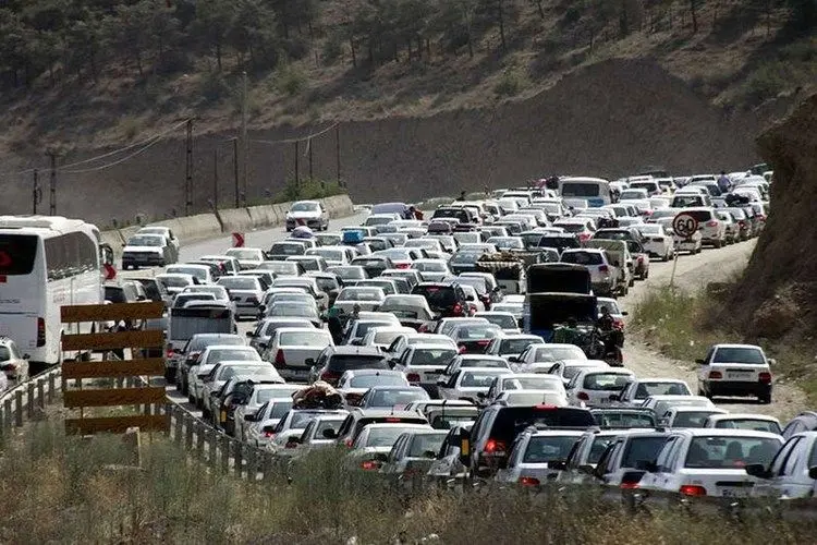 ترافیک سنگین در سه محور منتهی به تهران
