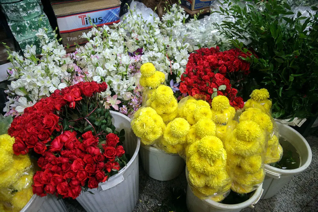 (تصاویر) گل‌آرایی ضریح حضرت معصومه(س)
