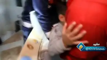 ماجراجویی کودک در ماشین لباسشویی