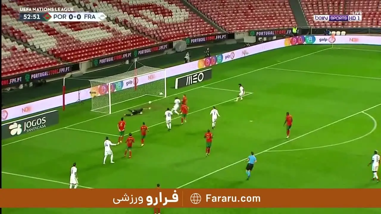 (ویدیو) خلاصه بازی پرتغال صفر - یک فرانسه 24 آبان 99